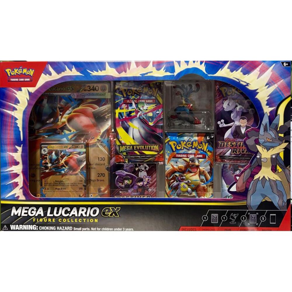 pokemon mega lucario ex figure collection